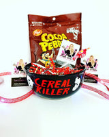 “Cereal Killer” Bowl Featuring Michael Myers & Jason Voorhees With Resealable Package Of Cereal