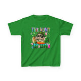 Kids Easter Bunny 'The Hunt Is On' Tee — Colorful Egg Hunt Shirt for Children