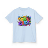 Fourth Grade Kids T‑Shirt — Colorful Back-to-School Tee