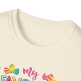 Nana Easter T-Shirt — "My Favorite Peeps Call Me Nana" with Fun Animal Print