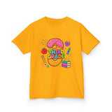 Third Grade Kids T‑Shirt — Cute Donut & School Icons Back-to-School Tee
