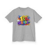 1st Grade Kids T‑Shirt – Colorful Back to School Design