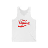Vagina Logo Tank — Bold Feminist Statement Jersey Tank for Men & Women