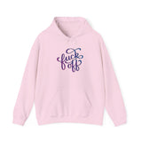 F*ck Off Hoodie — Bold Script Graphic Hooded Sweatshirt