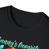 Bunny's Favorite Teacher T-Shirt — Colorful Easter Tee for Educators