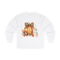 Fall Blessed Coffee Long Sleeve Tee