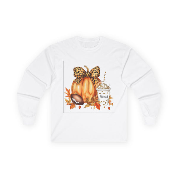 Fall Blessed Coffee Long Sleeve Tee