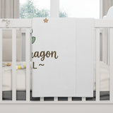 Cute Dragon Baby Blanket — "Cutest Dragon of All" Soft Fleece Nursery Throw