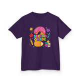 Second Grade Kids T‑Shirt – Cute Donut & School Icons Back-to-School Tee