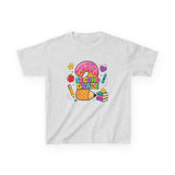Second Grade Kids T‑Shirt – Cute Donut & School Icons Back-to-School Tee