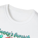 Bunny's Favorite Teacher T-Shirt — Colorful Easter Tee for Educators