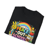 Peace Out School Tee — Personalized Last Day of School Shirt for Teachers