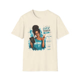Overthinker Graphic T-Shirt — "I Might Be An Overthinker But..." Brunette Inspirational Tee