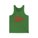 Vagina Logo Tank — Bold Feminist Statement Jersey Tank for Men & Women