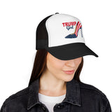 Trump Girl Trucker Hat — Feminine Heel Graphic (Pairs well with Matching Tee)