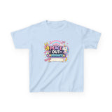 Personalized 'Peace Out Kindergarten' Kids Tee — Custom Name, Multiple Colors