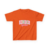 Kindergarten Pink & Green Kids Tee — Back to School Shirt