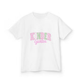 Kindergarten Pink & Green Kids Tee — Back to School Shirt