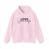 Love Yourself Hoodie — Inspirational Self-Care Pullover