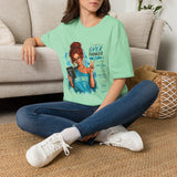 T-Shirt — “I Might Be an Overthinker But…I Overthink so I can Overcome” Red Head Graphic Tee for Overthinkers