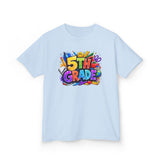 5th Grade Kids T-Shirt — Colorful Back-to-School Graduation Tee