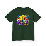 1st Grade Kids T‑Shirt – Colorful Back to School Design