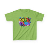 Fourth Grade Kids T‑Shirt — Colorful Back-to-School Tee