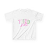 Third Grade Kids T‑Shirt — Pastel School Back to School Tee