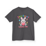 Kids Tee — "Some Bunny Loves Me" Colorful Easter Shirt