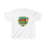 Last Day of School Kids Tee — “bruh we out” Personalized Kids T-Shirt