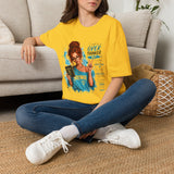 T-Shirt — “I Might Be an Overthinker But…I Overthink so I can Overcome” Red Head Graphic Tee for Overthinkers