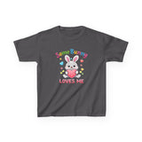 Kids Tee — "Some Bunny Loves Me" Colorful Easter Shirt