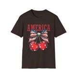 4th of July Cherries T-Shirt — America Patriotic Cherry Graphic Tee
