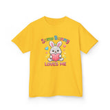 Kids Tee — "Some Bunny Loves Me" Colorful Easter Shirt