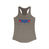 Top Cunt Women's Racerback Tank — Funny Summer Graphic Tank Top