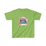 Personalized 'Peace Out Kindergarten' Kids Tee — Custom Name, Multiple Colors
