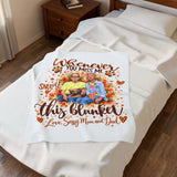 Whenever You Miss Me Personalized Memorial Plush Blanket – Love, Sassy, Mom and Dad
