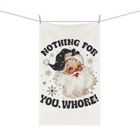 Funny Santa Tea Towel