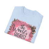 World's Greatest Mom Animal Print T-Shirt