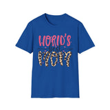 World's Best Mom Animal Print T-Shirt