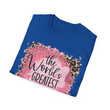 World's Greatest Mom Animal Print T-Shirt