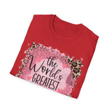 World's Greatest Mom Animal Print T-Shirt