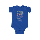 Infant Bodysuit - "Crib Hair Don't Care" Cute Baby Onesie