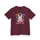Kids Tee — "Some Bunny Loves Me" Colorful Easter Shirt