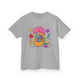 Third Grade Kids T‑Shirt — Cute Donut & School Icons Back-to-School Tee