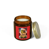 Coconut Apricot Holiday Candle – Grinch Santa Scented Jar (4oz & 9oz)