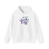 F*ck Off Hoodie — Bold Script Graphic Hooded Sweatshirt