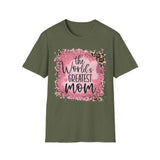 World's Greatest Mom Animal Print T-Shirt