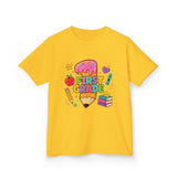 First Grade Kids T‑Shirt — Cute Back to School Pencil & Books Design