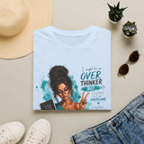 Overthinker Graphic T-Shirt — "I Might Be An Overthinker But..." Brunette Inspirational Tee